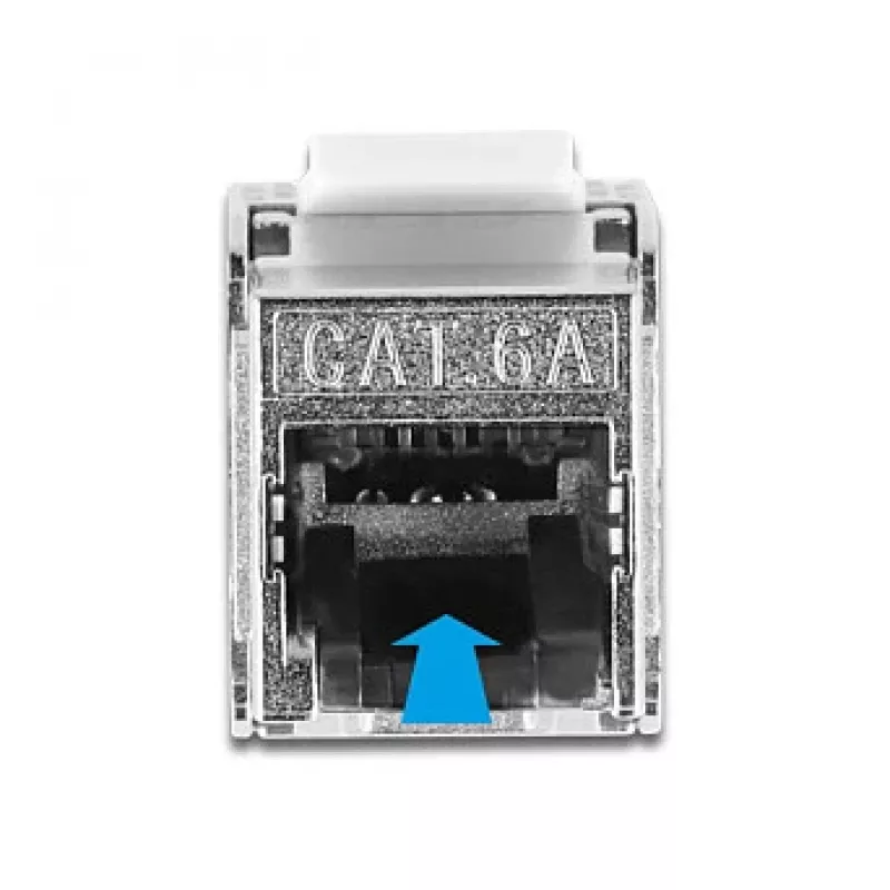 Kaapeli RJ45-uros Keystone-moduuliin RJ45-naaras DeLOCK 87029