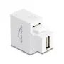 Seinä-Keystone-moduuli DELOCK USB-A-latausliitännällä 5W valkoinen