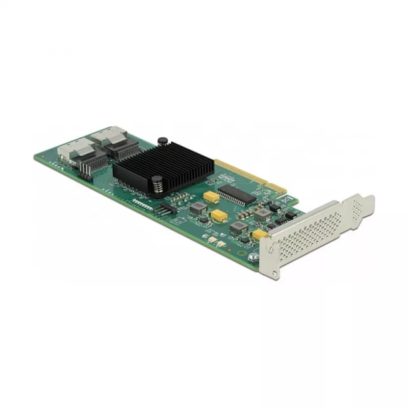 DeLOCK 8-kertainen SATA PCI Express x8 -kortti liitäntäkaapelilla