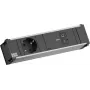 Bachmann CONI BM0023770 asennusmoduuli 1x CEE7/3-pistorasia 1x USB-C/C 100W musta L=0,2m