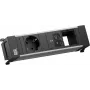 Powerframe-pistorasiamoduuli Bachmann BM0024291 1x CEE7/3, 1x USB-C PD 45W, 1x CM-kaapeli L=0,2m