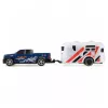 RC-kuorma-auto Amewi 22680 1:64 RTR perävaunulla, sininen