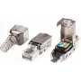 ATEN RJ-45 (J-45) urosliitin 2A-245G, hopea, Cat6A-kaapelointiin