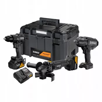 DEWALT Sarja COMBO 18V DCK3222MP2T (DCD86M, DCF99M, DCG45M) 2x5,0Ah TSTAK MCLAREN