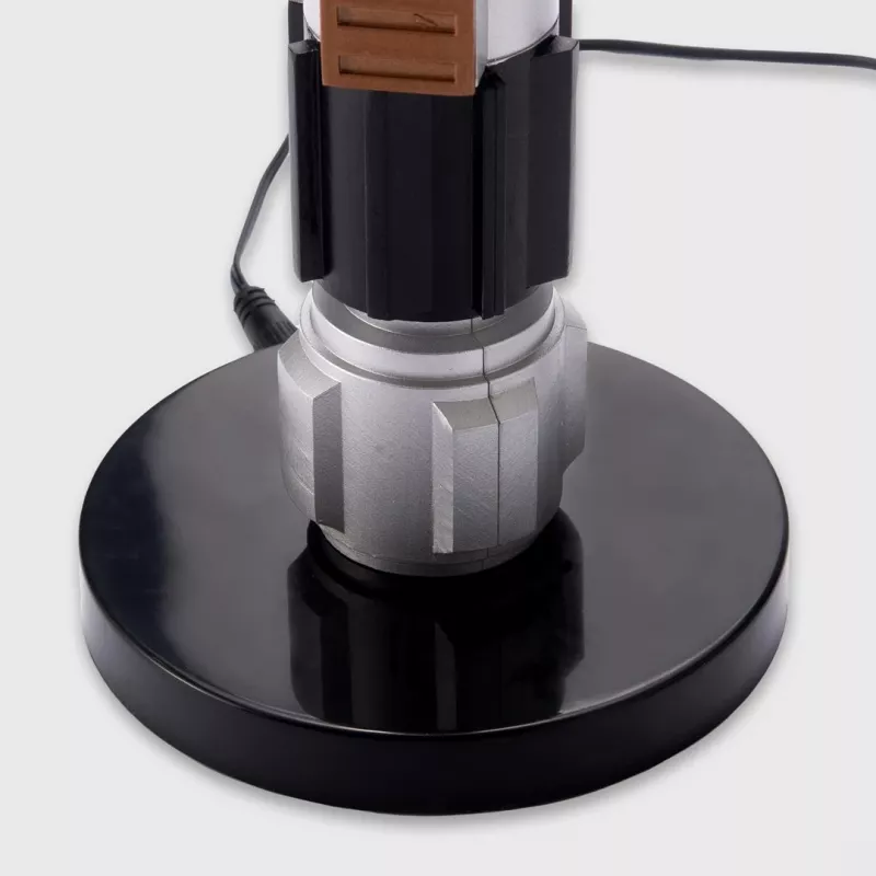 Pöytävalaisin Ukonic 16987 musta kupari harmaa valkoinen sininen valo 595mm