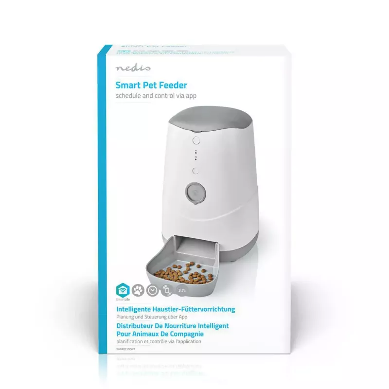 Nedis WIFIPET10CWT lemmikkien ruka-automaatti 3,7 L Wi-Fi