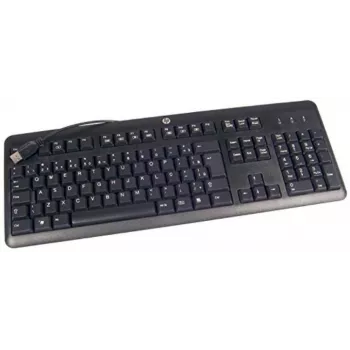 HP 672647-053 Office USB AZERTY ranska musta näppäimistö