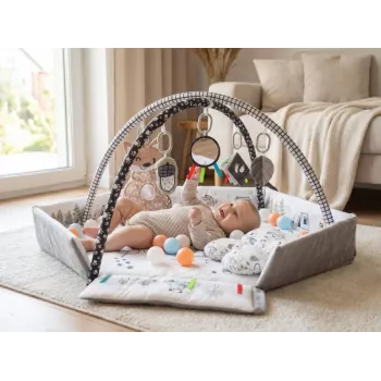 Vauvan leikkipatja milly mally Baby Mat 5in1 Minky – monikäyttöinen 5-in-1-vauvapatja vatsamakuulle, leikkiin, lepoon, konttaamiseen, matkustamiseen