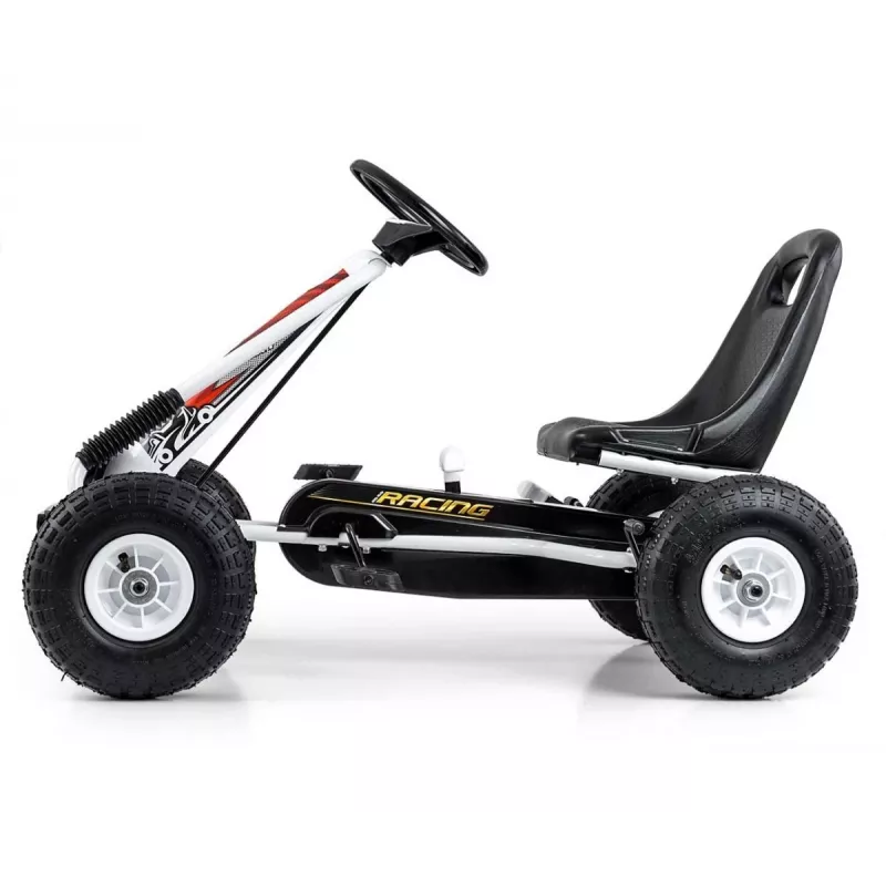 Milly Mally liukukäyttöinen gokart Thor valkoinen