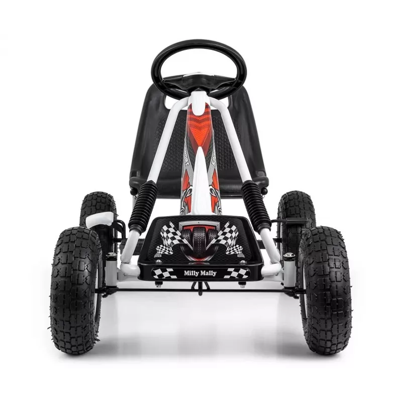 Milly Mally liukukäyttöinen gokart Thor valkoinen
