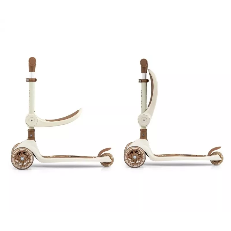 Potkulauta milly mally Milly Mally Scooter Fuzzy Classic — lasten potkulauta, beige