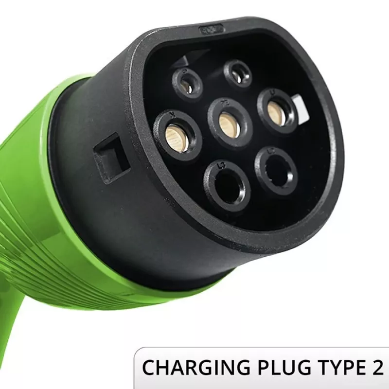 Sähköauton laturi QOLTEC 11 kW 400 V CEE 16 A WiFi:llä
