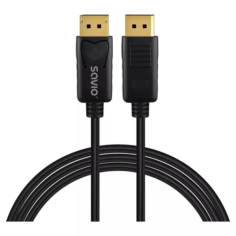 DisplayPort-kaapeli SAVIO CL-204 v1.4 1 m, DP 1.4 -yhteensopivuus