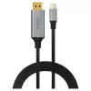 USB-C - DisplayPort-kaapeli SAVIO CL-208 (DisplayPort 1.2, 2 m)
