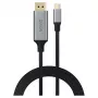 USB-C - DisplayPort-kaapeli SAVIO CL-208 (DisplayPort 1.2, 2 m)