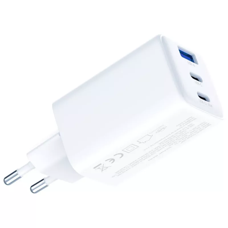 3MK Charger Hyper GaN 65W QC4+ — USB GaN 65W pikalaturi QC4+-tuella