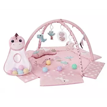 Oppimisleikkimatto Dino Pink TinyMini vaaleanpunainen