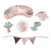 Oppimisleikkimatto Dino Pink TinyMini vaaleanpunainen