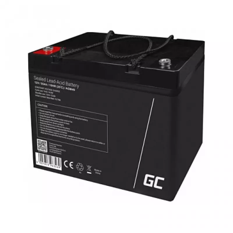 AGM-akku Green Cell AGM49 55 Ah 12 V veneily ja vapaa-aika