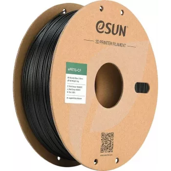 EPETG-CF 1,75 mm musta 1 kg ESUN 3D-filamentti (EPETG-CF-P175B1)