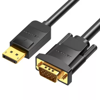 DP–VGA-kaapeli 2M/SCHWARZ musta Hblbh Vention