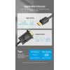 DP–VGA-kaapeli 2M/SCHWARZ musta Hblbh Vention