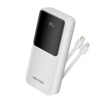 Powerbank USB 20000MAH 22.5W/WEISS valkoinen FHPW0 Vention