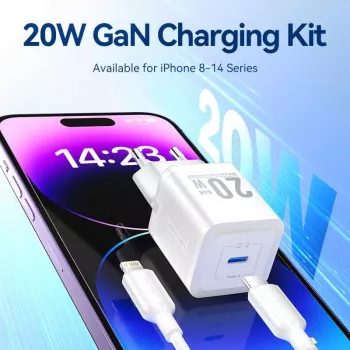 USB-C-verkkolaturi 20 W TZ-FEPW0-EU-02 Vention