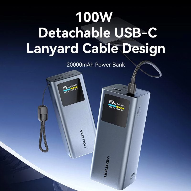 Varavirtalähde USB 20000MAH 100W/FKCH0 Vention