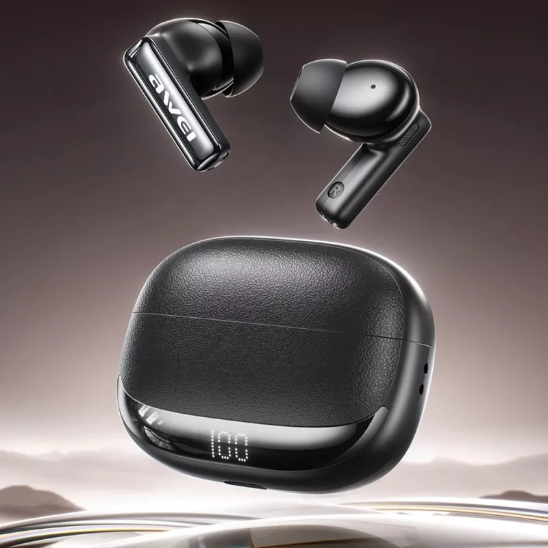 Awei Bluetooth-kuulokkeet malli ANC TA19 TWS aktiivisella melunvaimennuksella, True Wireless Stereo, Bluetooth-yhteys