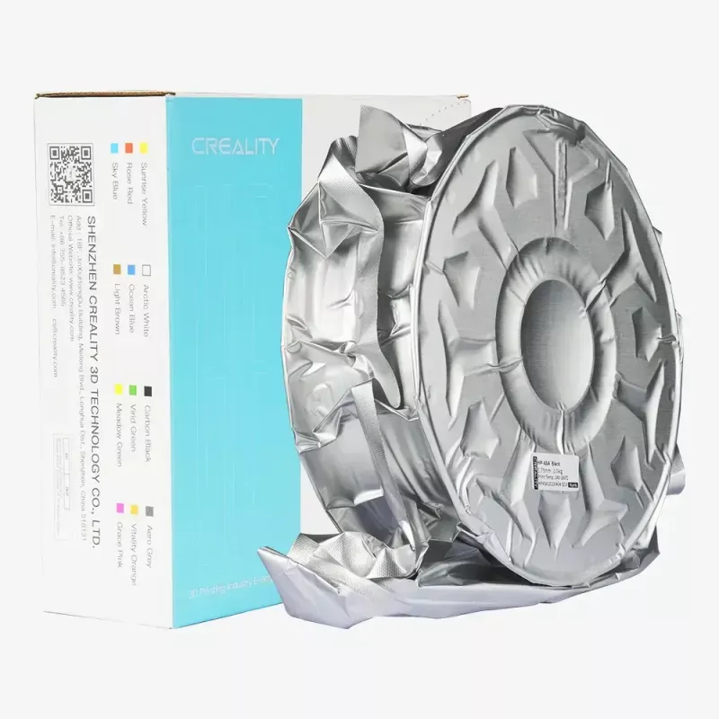3D-tulostusmateriaali filamentti Creality ASA musta 1 kg (3301100002)