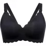 Momcozy YN46 (M) | saumaton kukkainen push-up-imetysliivit | musta kukkainen