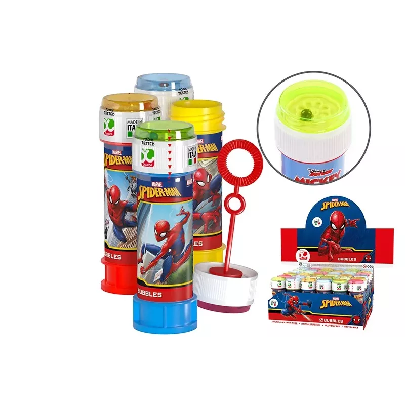 Saippuakuplat 60 ml Spiderman display 36 kpl