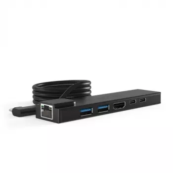 Virtalähdöllä varustettu USB-C-keskitin - Plus Hub.