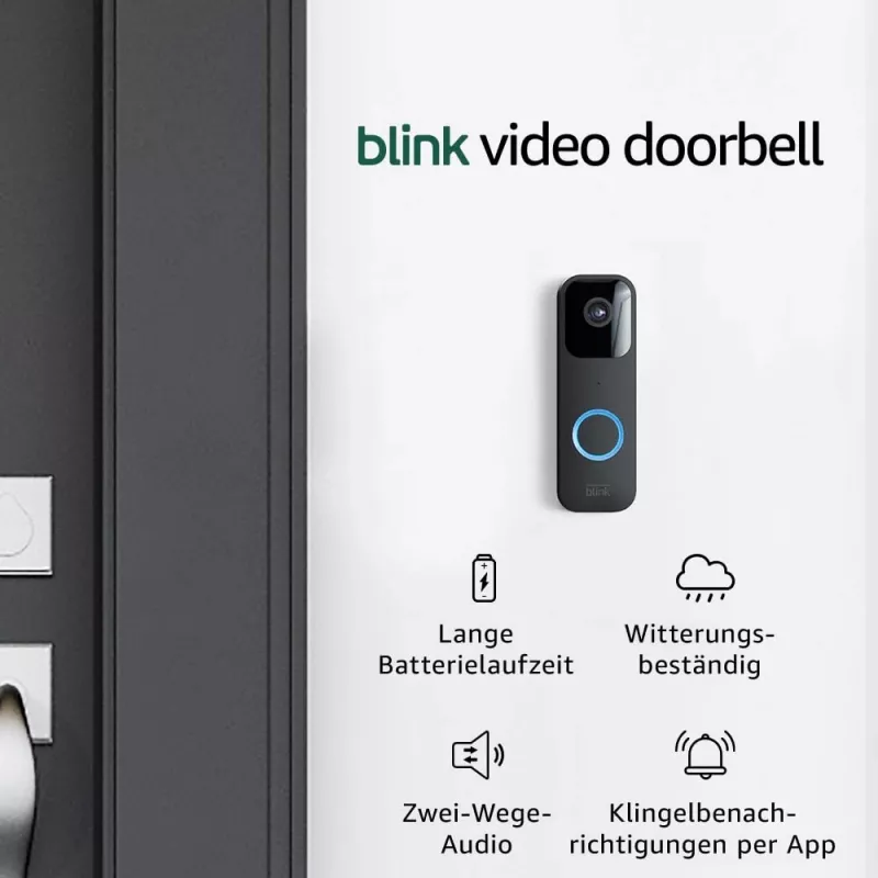 Amazon Blink -ovikello musta