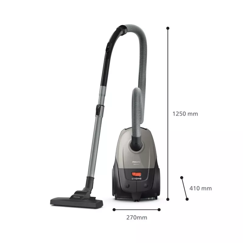 Pölynimuri Philips 2000 series XD2152/12 — 850 W, 3 L pölypussi, HEPA-suodatin, kuivaimurointi