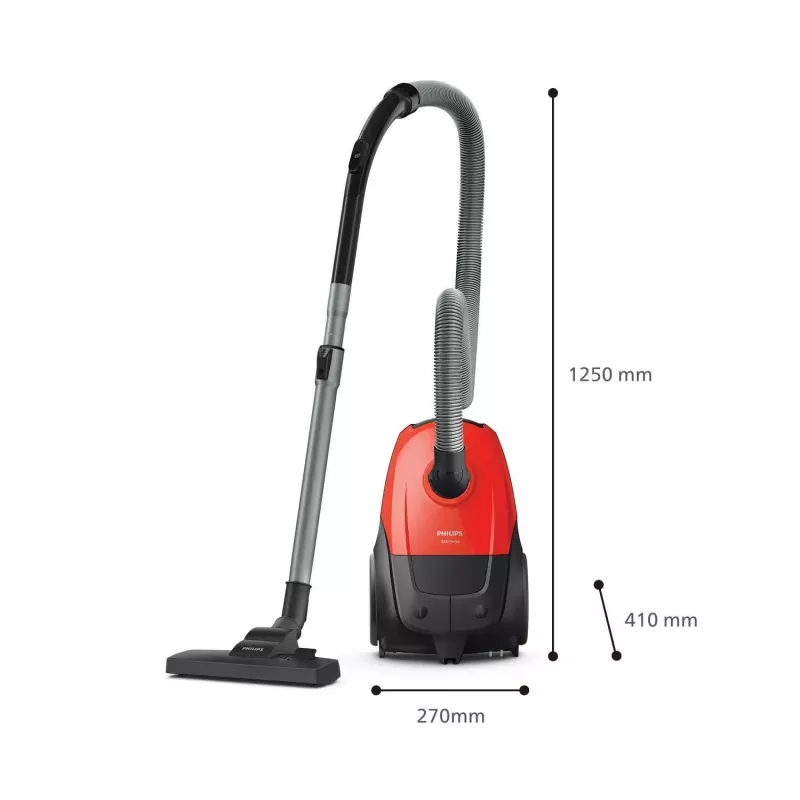 Pölynimuri Philips 1000 Series XD1111/10, 800 W, kuivaimurointi, pölypussi 3 L, HEPA, 77 dB