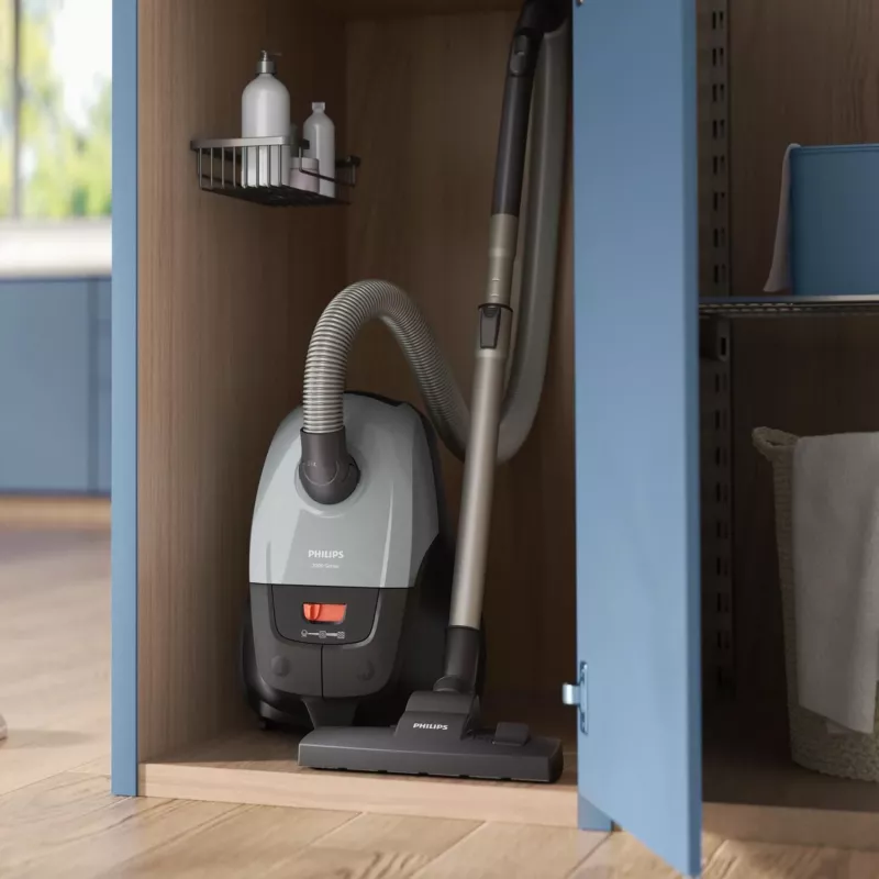 Philips XD2142/12 pölynimuri — 850 W, 3 L pölypussi, HEPA-suodatin, kuivaimurointi