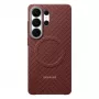 Samsung Carbon Magnet -kotelo Galaxy S26 Ultra, punainen