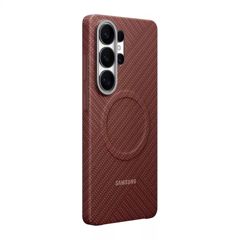 Samsung Carbon Magnet -kotelo Galaxy S26 Ultra, punainen