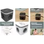 Fellowes Power Cube pistorasiakuutio, tyyppi E, musta - markkina: F - 1 kpl (100137169)
