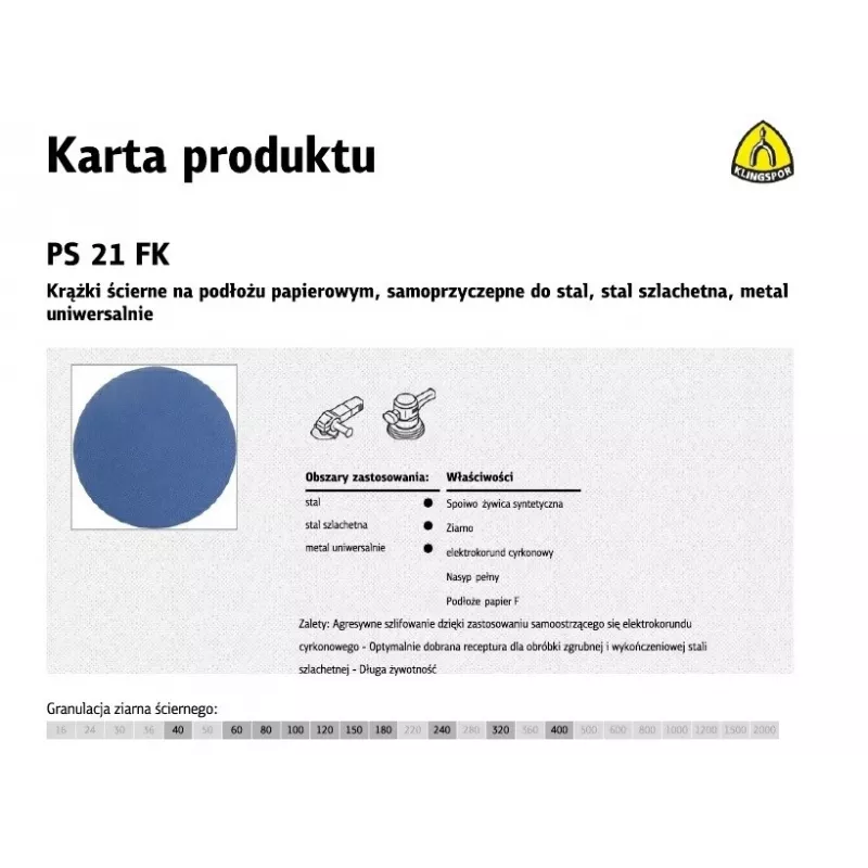 K.DISC 150 PS21FK 50 kpl 60