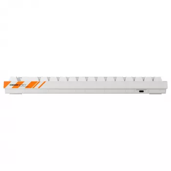 Mekaaninen pelinäppäimistö Cherry K5 Pro TMR Compact 65% AZERTY RGB langallinen USB oranssi valkoinen
