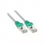 Patchkaapeli Crossover InLine Cat5e SF/UTP (S-FTP) RJ-45–RJ-45 0,25 m, harmaa