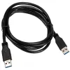 USB 3.2 Gen.1 kaapeli Type-A uros / A uros InLine 35215 musta 1,5 m