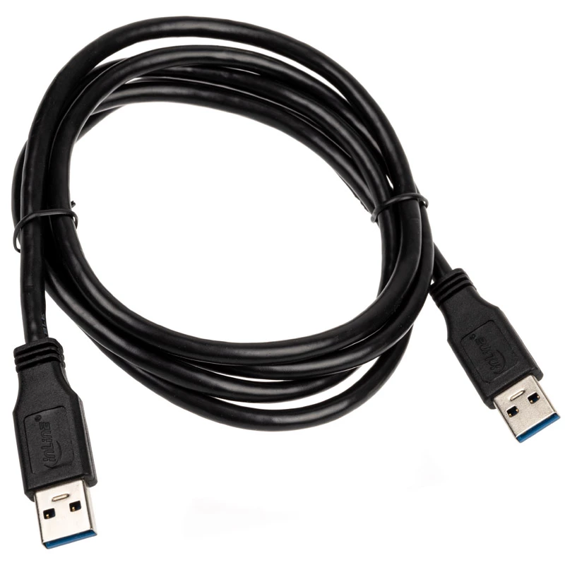 USB 3.2 Gen.1 kaapeli Type-A uros / A uros InLine 35215 musta 1,5 m