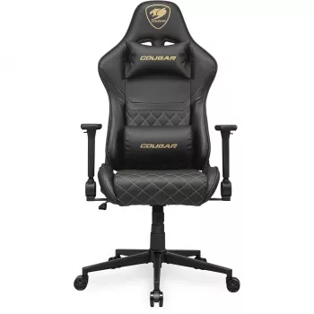 Universaali pelituoli COUGAR Gaming ARMOR ONE V2 pehmustettu istuin musta kulta