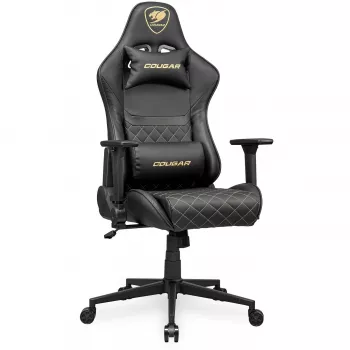 Universaali pelituoli COUGAR Gaming ARMOR ONE V2 pehmustettu istuin musta kulta