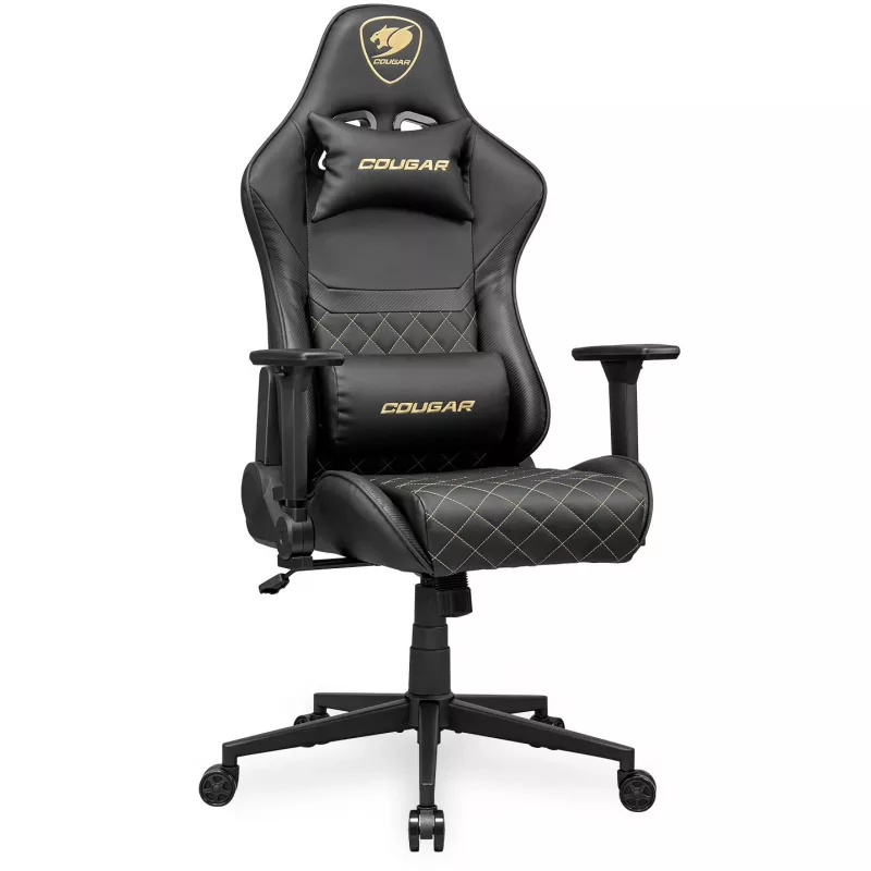 Universaali pelituoli COUGAR Gaming ARMOR ONE V2 pehmustettu istuin musta kulta