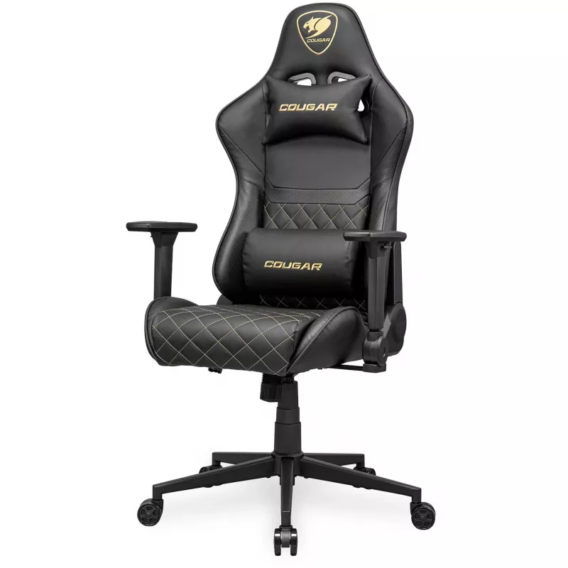 Universaali pelituoli COUGAR Gaming ARMOR ONE V2 pehmustettu istuin musta kulta